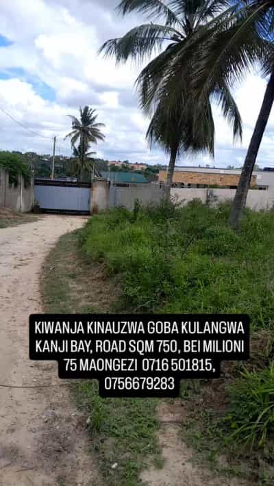 Kiwanja kinauzwa Goba Kulangwa Kanji Bay, Dar Es Salaam (750 sqm)