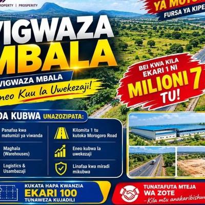 Shamba linauzwa Vigwaza, Pwani (800 acre) Shamba linauzwa Vigwaza, Pwani (800 acre)