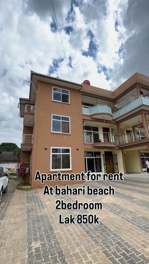 Nyumba ya vyumba viwili inapangishwa Bahari Beach, Dar Es Salaam