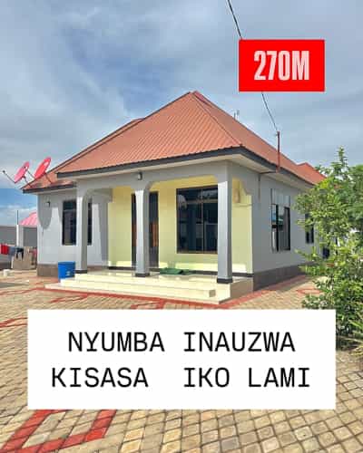 Nyumba ya vyumba vitatu inauzwa Kisasa, Dodoma (600 sqm)