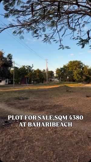 Plot for sale in Baharibeach, Dar Es Salaam sqm 4380 Plot for sale in Baharibeach, Dar Es Salaam sqm 4380