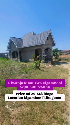 Kiwanja kinauzwa Kigamboni, Dar Es Salaam sqm 500