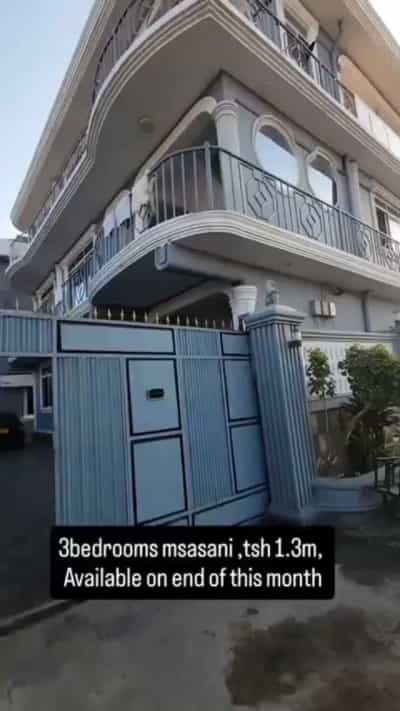 Apartment ya vyumba vitatu inapangishwa Msasani, Dar Es Salaam