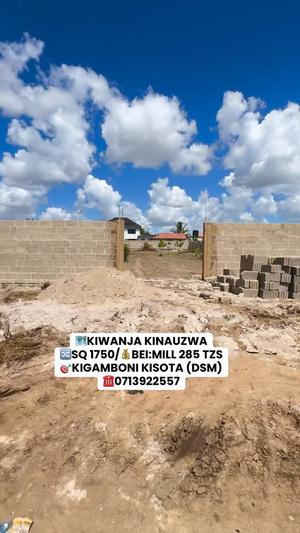 Plot for sale in Kisota, Dar Es Salaam sqm 1750