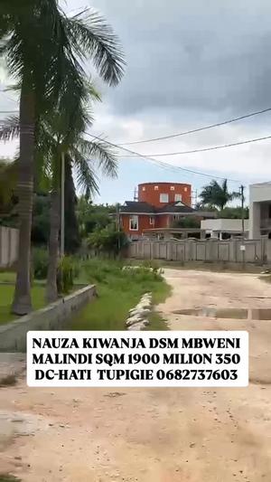 Plot for sale in Mbweni Malindi, Dar Es Salaam sqm 1900