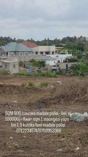 Residential Plot for Sale in Madale Polisi, Dar Es Salaam (900 sqm)
