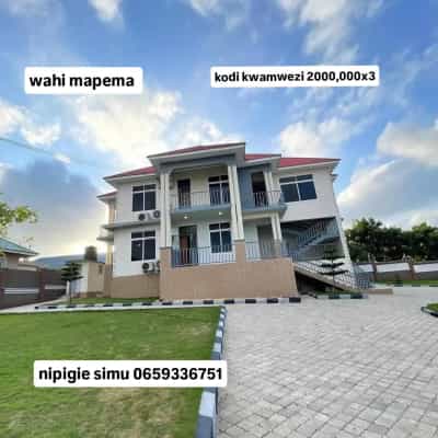 Nyumba/Apartment ya vyumba vinne inapangishwa Dar Es Salaam
