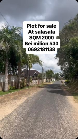 Plot for sale in Salasala, Dar Es Salaam sqm 2000