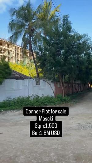 Kiwanja kinauzwa Masaki, Dar Es Salaam sqm 1500