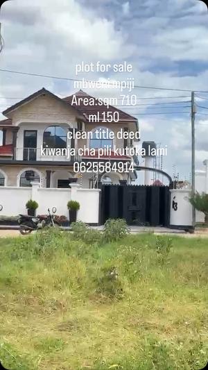 Plot for sale in Mbweni Mpiji, Dar Es Salaam sqm 710