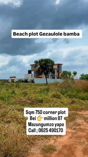 Beach Plot for Sale in Gezaulole, Dar Es Salaam (758 sqm)