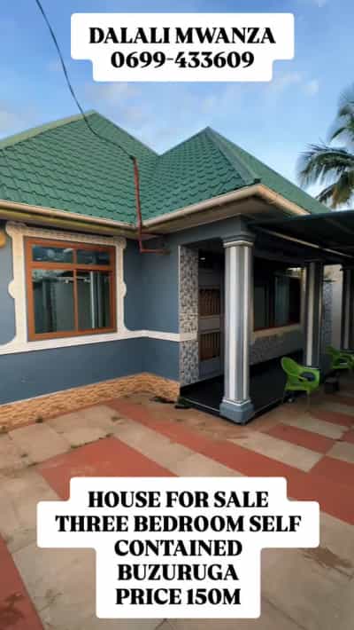 Nyumba ya vyumba vitatu inauzwa Nyakato-Buzuruga, Mwanza