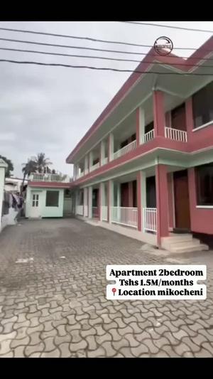 Apartment ya vyumba viwili inapangishwa Mikocheni, Dar Es Salaam