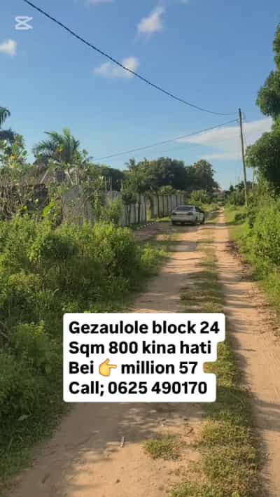 Kiwanja kinauzwa Gezaulole, Dar Es Salaam (800 sqm)