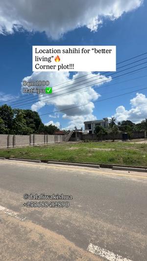 Kiwanja kinauzwa Kinyerezi Shule, Dar Es Salaam sqm 1000 Kiwanja kinauzwa Kinyerezi Shule, Dar Es Salaam sqm 1000