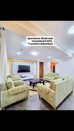 Apartment (Furnished) ya vyumba viwili inapangishwa Mikocheni, Dar Es Salaam