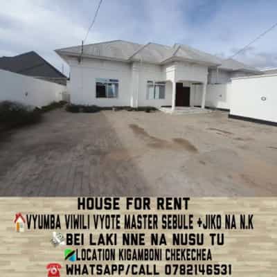 Nyumba ya vyumba viwili inapangishwa Kigamboni, Dar Es Salaam