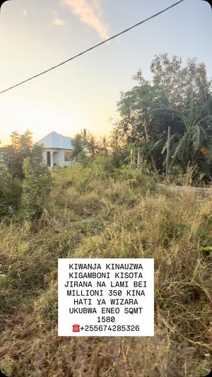 Plot for sale in Kisota, Dar Es Salaam sqm 1580 Plot for sale in Kisota, Dar Es Salaam sqm 1580
