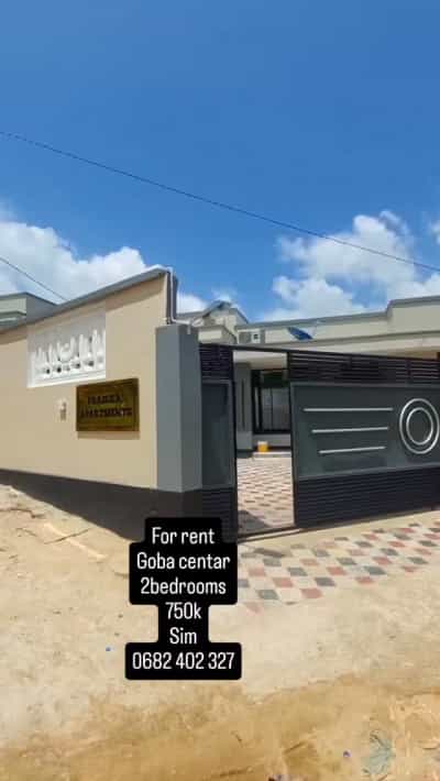 Apartment ya vyumba viwili inapangishwa Goba Simba, Dar Es Salaam
