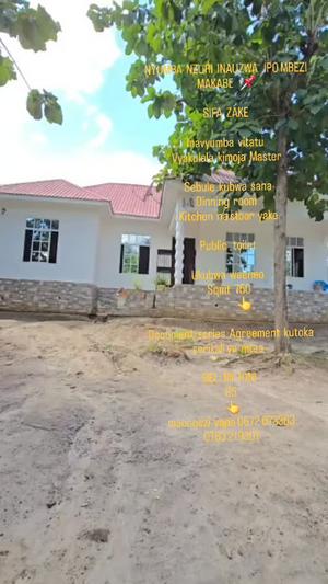 Nyumba ya vyumba vitatu inauzwa Mbezi Makabe, Dar Es Salaam (750 sqm) Nyumba ya vyumba vitatu inauzwa Mbezi Makabe, Dar Es Salaam (750 sqm)