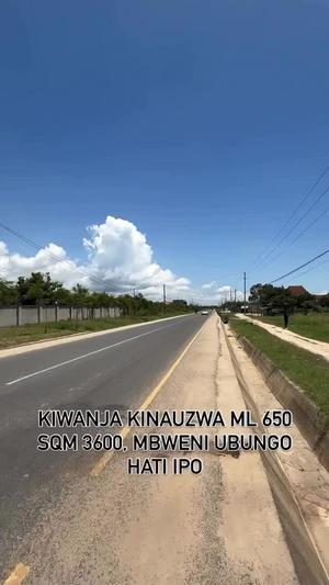 Kiwanja kinauzwa Mbweni, Dar Es Salaam sqm 3600 Kiwanja kinauzwa Mbweni, Dar Es Salaam sqm 3600