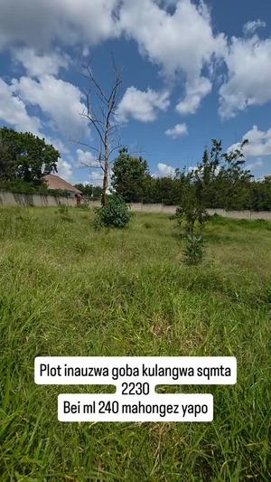 Plot for sale in Goba Kulangwa, Dar Es Salaam sqm 2230 Plot for sale in Goba Kulangwa, Dar Es Salaam sqm 2230
