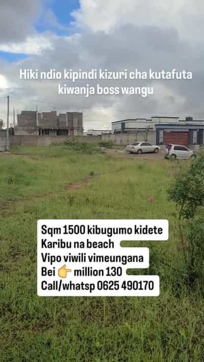 Kiwanja kinauzwa Kigamboni Kibugumo Kidete, Dar Es Salaam (1500 sqm)