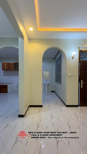 Apartment ya vyumba vitatu inapangishwa Kimara Suka, Dar Es Salaam Apartment ya vyumba vitatu inapangishwa Kimara Suka, Dar Es Salaam