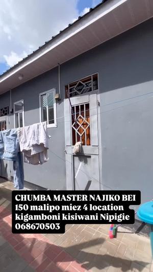 Nyumba ya chumba kimoja inapangishwa Kigamboni Kisiwani, Dar Es Salaam Nyumba ya chumba kimoja inapangishwa Kigamboni Kisiwani, Dar Es Salaam