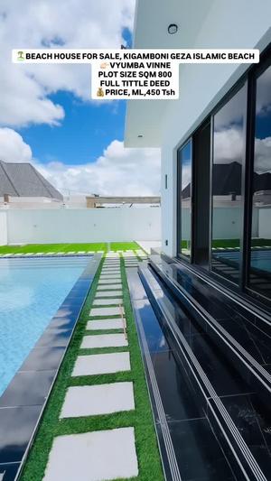 Nyumba ya vyumba vinne inauzwa Kigamboni Gezaulole, Dar Es Salaam (800 sqm)