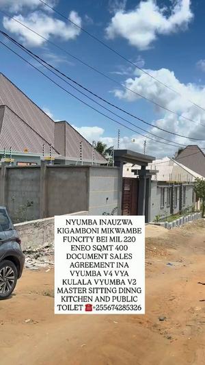 4 Bedrooms House for Sale in Kigamboni Mikwambe Funcity, Dar Es Salaam (400 sqm)