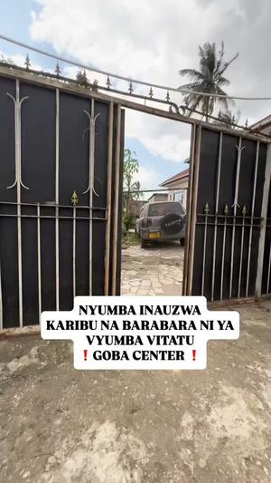 Nyumba ya vyumba vitatu inauzwa Goba Center, Dar Es Salaam (500 sqm)
