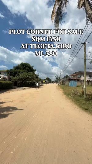 Kiwanja kinauzwa Tegeta Kibo, Dar Es Salaam sqm 1450 Kiwanja kinauzwa Tegeta Kibo, Dar Es Salaam sqm 1450