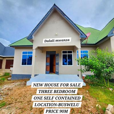 Nyumba ya vyumba vitatu inauzwa Buswelu, Mwanza (700 sqm)