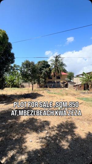 Plot for sale in Mbezi Beach, Dar Es Salaam sqm 850 Plot for sale in Mbezi Beach, Dar Es Salaam sqm 850