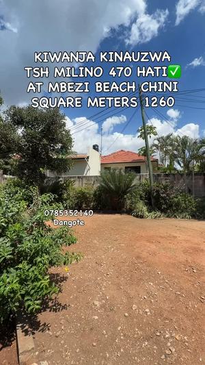 Plot for sale in Mbezi Beach Chini, Dar Es Salaam sqm 1260 Plot for sale in Mbezi Beach Chini, Dar Es Salaam sqm 1260