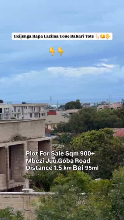 Plot for sale in Goba Mwanzoni, Dar Es Salaam sqm 900