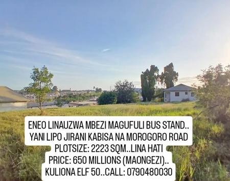 Plot for sale in Mbezi Mwisho, Dar Es Salaam sqm 2223