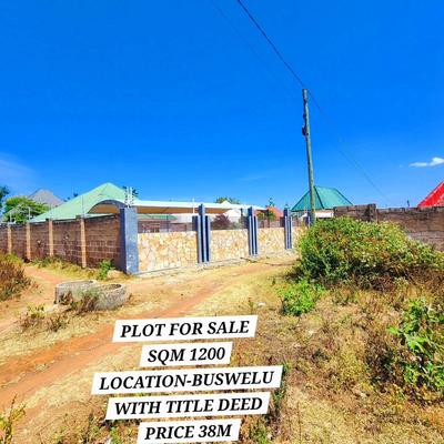 Plot for sale in Buswelu Kahama, Mwanza sqm 1200 Plot for sale in Buswelu Kahama, Mwanza sqm 1200