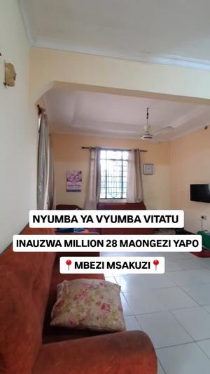 Nyumba ya vyumba vitatu inauzwa Mbezi Msakuzi, Dar Es Salaam (400 sqm)
