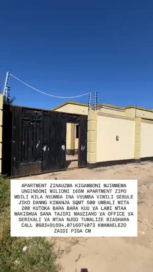 Apartment ya vyumba viwili inauzwa Mjimwema, Dar Es Salaam (500 sqm)