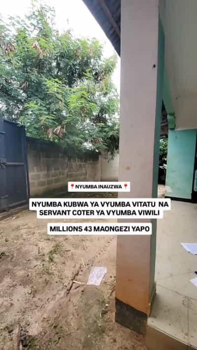 Nyumba ya vyumba vitatu inauzwa Goba Tegeta A, Dar Es Salaam (400 sqm)