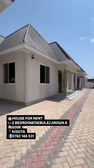 Nyumba ya vyumba viwili inapangishwa Kisota, Dar Es Salaam