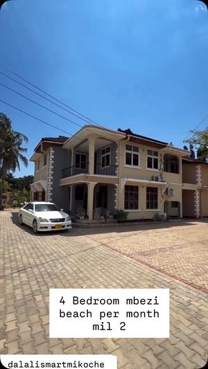 Apartment ya vyumba vinne inapangishwa Mbezi Beach, Dar Es Salaam