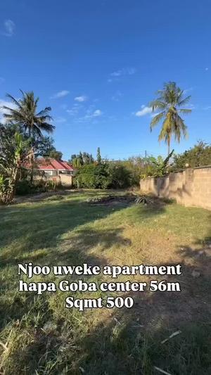 Plot for sale in Goba Center, Dar Es Salaam sqm 500