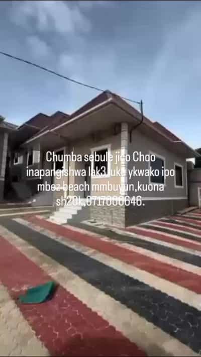 Nyumba ya chumba kimoja inapangishwa Mbezi Beach Mbuyuni, Dar Es Salaam