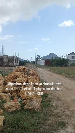 Residential Plot for Sale in Kigamboni Dege Kona Ya Chuo, Dar Es Salaam (1200 sqm) Residential Plot for Sale in Kigamboni Dege Kona Ya Chuo, Dar Es Salaam (1200 sqm)