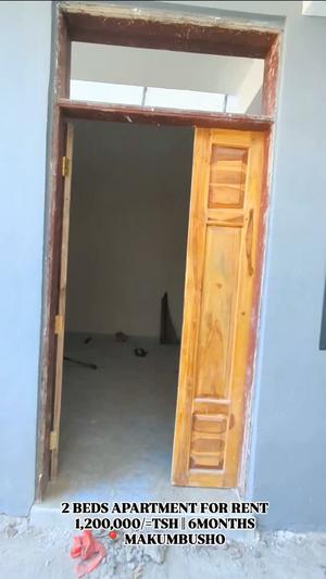 Apartment ya vyumba viwili inapangishwa Makumbusho, Dar Es Salaam