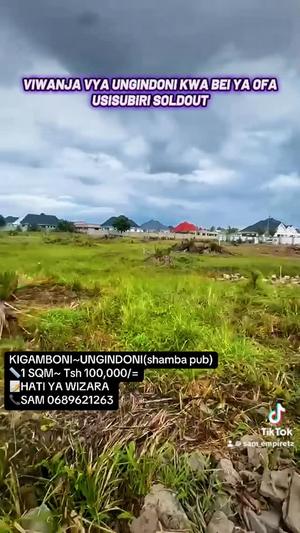 Viwanja vinauzwa Kigamboni Ungindoni, Dar Es Salaam