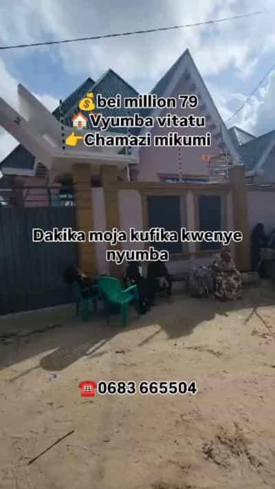 Nyumba ya vyumba vitatu inauzwa Mbagala Chamazi Mikumi, Dar Es Salaam Nyumba ya vyumba vitatu inauzwa Mbagala Chamazi Mikumi, Dar Es Salaam